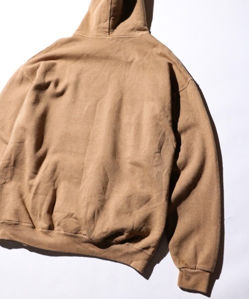 JERZEES（ジャージーズ）の「JERZEES / ジャージーズ PIGMENT DYE PULL OVER HOODIE ピグメントダイ プルオーバーパーカー（パーカー・メンズ・モカ/ライトグリーン/レッド/グリーン/グレー/ブラック・MEDIUM/X-LARGE/LARGE/SMALL）」の18枚目の写真