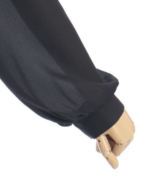 axes femme（アクシーズファム）の「ジャボブローチ付きフリルブラウス（シャツ/ブラウス・レディース・ブラック/ピンク/キナリ・MEDIUM/LARGE）」の18枚目の写真