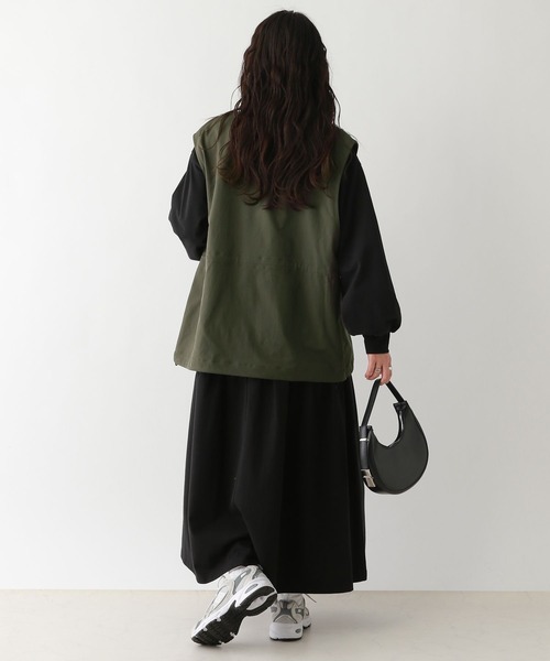 RAGEBLUE（レイジブルー）の「ウエストドローコード/BIGミリタリーベスト（ベスト・レディース・オリーブ/ブラック・FREE）」の12枚目の写真