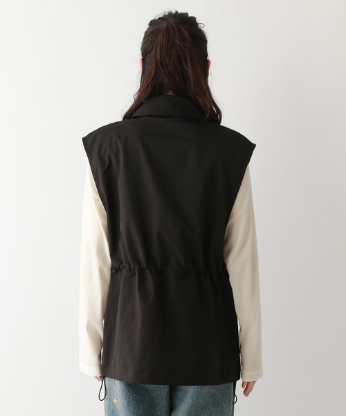 RAGEBLUE（レイジブルー）の「ウエストドローコード/BIGミリタリーベスト（ベスト・レディース・オリーブ/ブラック・FREE）」の17枚目の写真