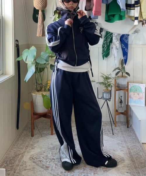 nui nullu】サイドラインシアーレース2WAYショートトラック