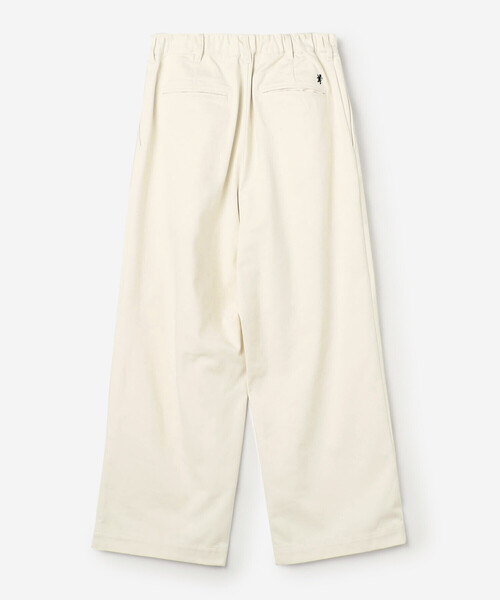【Bshop】Gymphlex チノパン ワイドパンツ ベージュ GYMPHLEX ジムフレックス レディース イージーパンツ チノパンツ