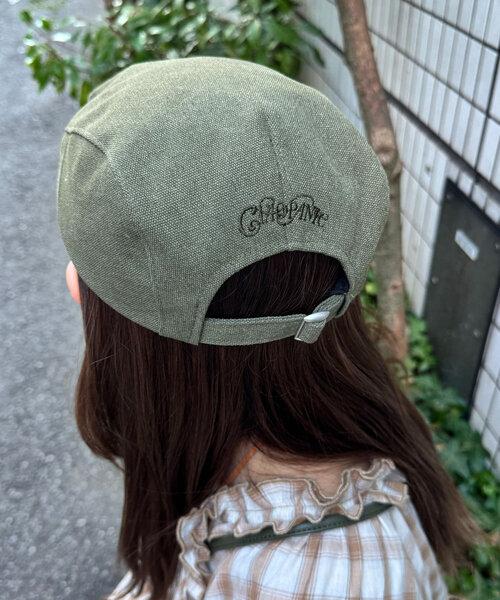 CIAOPANIC（チャオパニック）の「刺繍入りハンチング帽子（キャップ・レディース・ボルドー/カーキ/ベージュ・ONE SIZE）」の15枚目の写真