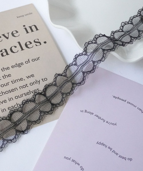 Port(ポート)の「【 Port / ポート 】 バレエコア レース リボン チョーカー / ネックレス_(チョーカー・レディース・ピンク/ブラック/ブラック×ホワイト・FREE)」の5枚目の写真