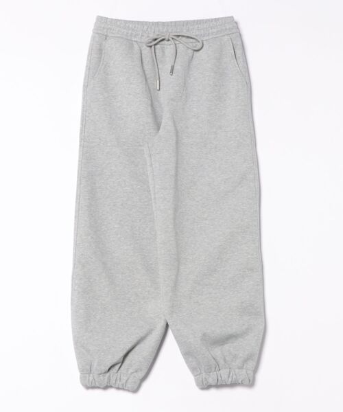 aimoha（アイモハ）の「ドローストリングデザインワイドパンツ（スウェットパンツ・レディース・ブラック/ライトグレー/ピンク/グレー/イエロー/スモークピンク・MEDIUM/LARGE）」の12枚目の写真