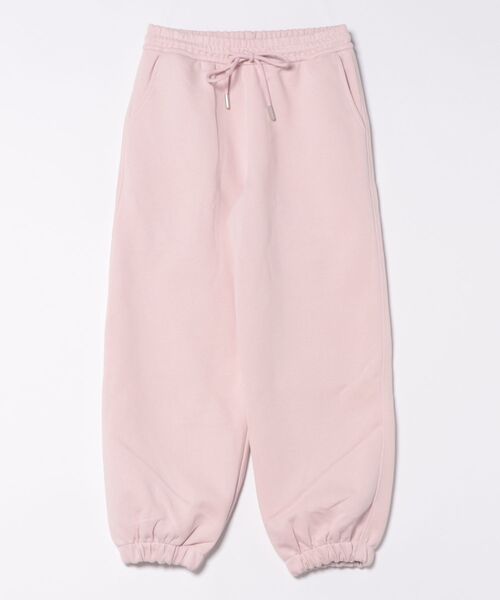 aimoha（アイモハ）の「ドローストリングデザインワイドパンツ（スウェットパンツ・レディース・ブラック/ライトグレー/ピンク/グレー/イエロー/スモークピンク・MEDIUM/LARGE）」の14枚目の写真