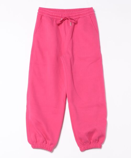 aimoha（アイモハ）の「ドローストリングデザインワイドパンツ（スウェットパンツ・レディース・ブラック/ライトグレー/ピンク/グレー/イエロー/スモークピンク・MEDIUM/LARGE）」の15枚目の写真