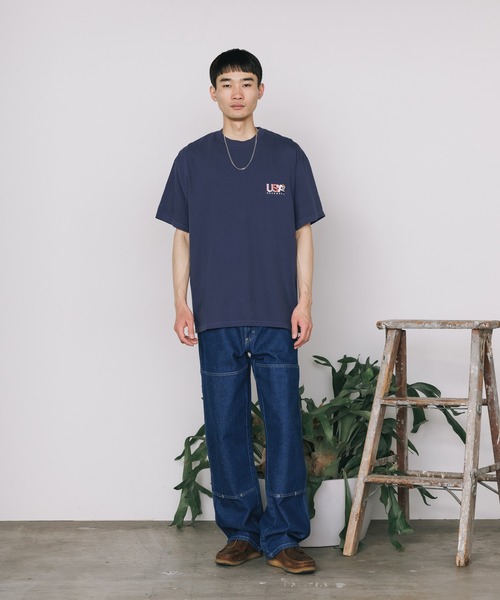 ROSTER SOX（ロスターソックス）の「ROSTER SOX/ロスターソックス USA BB BEAR S/S TEE Tシャツ メンズ 秋物 秋服 2026年秋冬（Tシャツ/カットソー・メンズ・ネイビー/ホワイト・XL/L/M）」の16枚目の写真