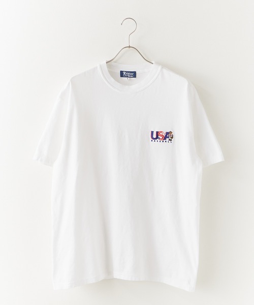 ROSTER SOX（ロスターソックス）の「ROSTER SOX/ロスターソックス USA BB BEAR S/S TEE Tシャツ メンズ 秋物 秋服 2026年秋冬（Tシャツ/カットソー・メンズ・ネイビー/ホワイト・XL/L/M）」の17枚目の写真
