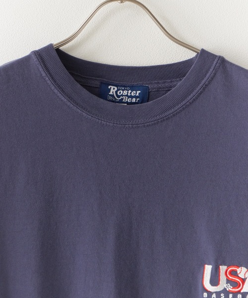 ROSTER SOX（ロスターソックス）の「ROSTER SOX/ロスターソックス USA BB BEAR S/S TEE Tシャツ メンズ 秋物 秋服 2026年秋冬（Tシャツ/カットソー・メンズ・ネイビー/ホワイト・XL/L/M）」の12枚目の写真