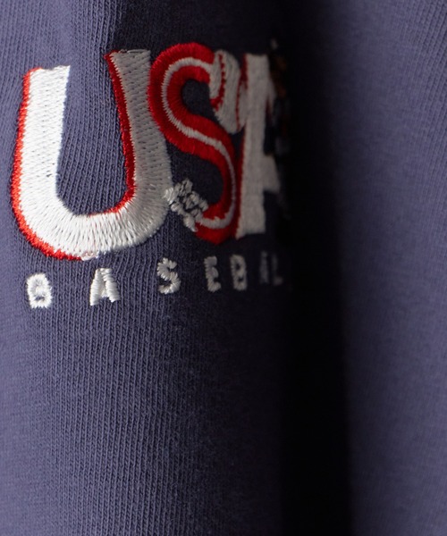 ROSTER SOX（ロスターソックス）の「ROSTER SOX/ロスターソックス USA BB BEAR S/S TEE Tシャツ メンズ 秋物 秋服 2026年秋冬（Tシャツ/カットソー・メンズ・ネイビー/ホワイト・XL/L/M）」の7枚目の写真