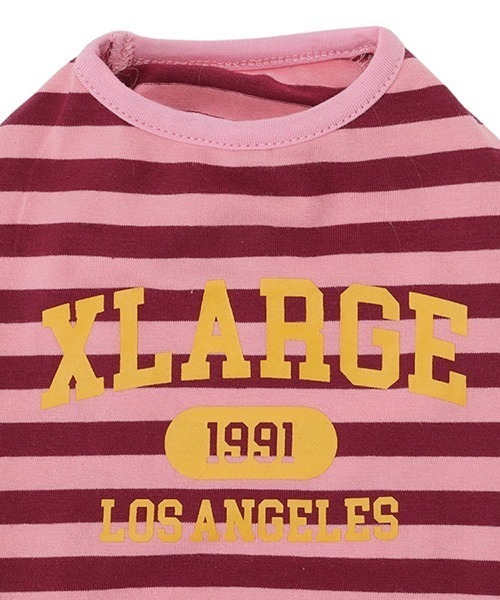 XLARGE（エクストララージ）の「XLARGE/ストライプロゴタンクトップ（ペットウェア・メンズ・ブルー/ピンク・M/L/XS/2L/3L/S）」の9枚目の写真