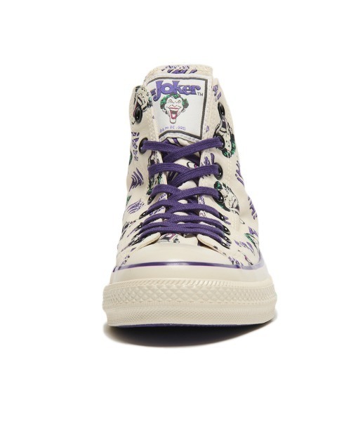 CONVERSE(コンバース)の「CONVERSE ALL STAR AGED HI / DC(コンバース オールスター エイジド HI / DC)(スニーカー・メンズ・ホワイト×パープル/ブラック×イエロー・23cm/23.5cm/24cm/24.5cm/25cm/25.5cm/26cm/26.5cm/27cm/27.5cm/28cm/29cm)」の7枚目の写真