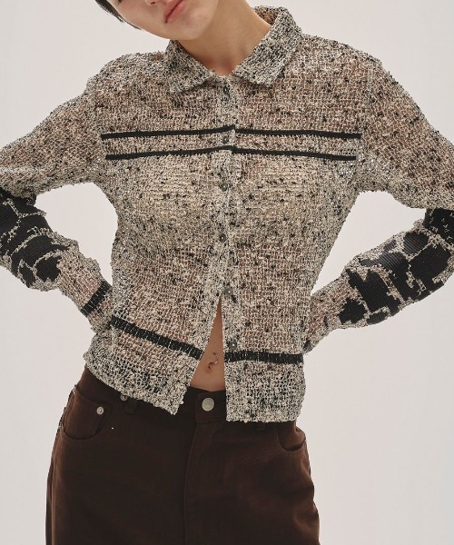 トップス TODAYFUL Embroidery Mesh Shirts 12520404 TODAYFUL（トゥデイフル）の「TODAYFUL Embroidery Mesh Shirts エン