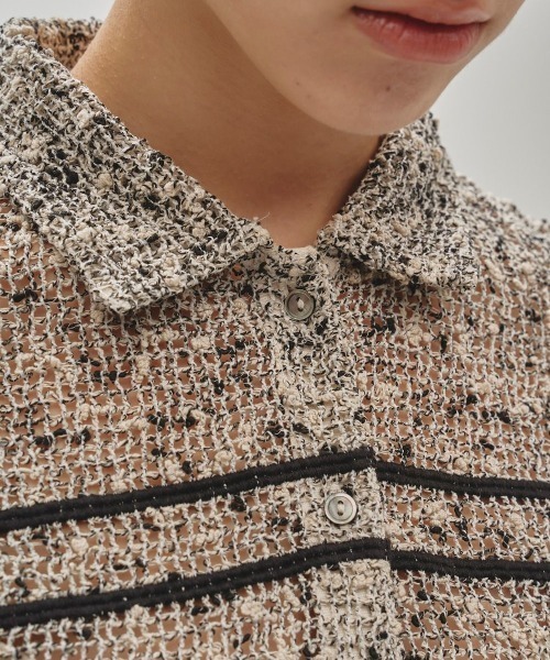 TODAYFUL（トゥデイフル）の「TODAYFUL Embroidery Mesh Shirts エン