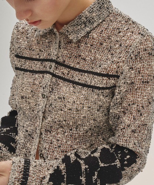 TODAYFUL（トゥデイフル）の「TODAYFUL Embroidery Mesh Shirts エン