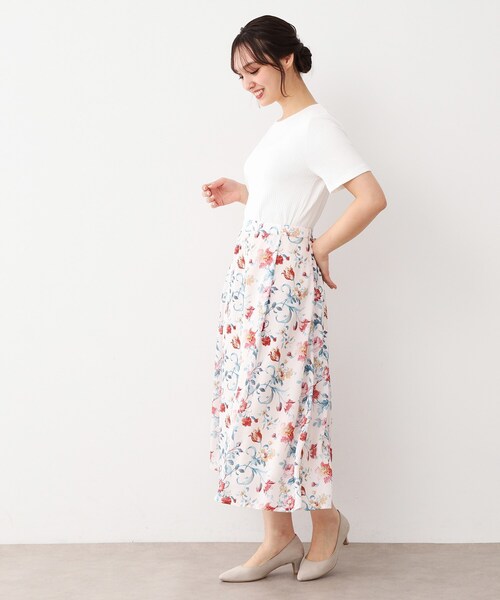 LAURA ASHLEY(ローラアシュレイ)の「【洗える/ストレッチ】アイレット ベーシックカットソー(Tシャツ/カットソー・レディース・オフホワイト/ブラック/ベージュ・38/40)」の16枚目の写真
