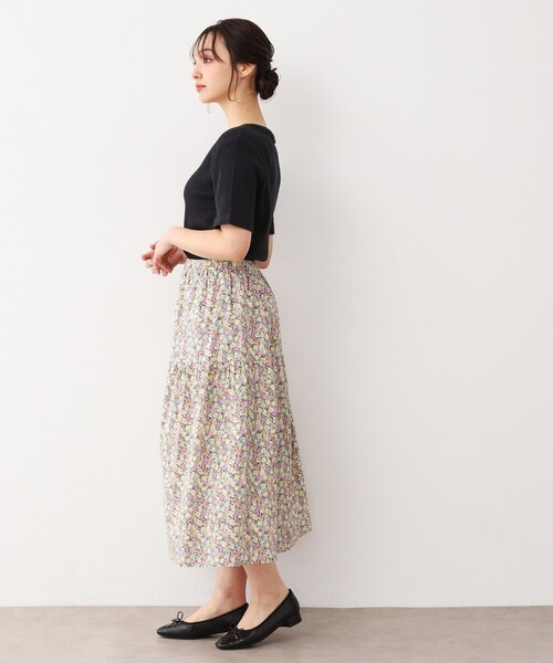 LAURA ASHLEY(ローラアシュレイ)の「【洗える/ストレッチ】アイレット ベーシックカットソー(Tシャツ/カットソー・レディース・オフホワイト/ブラック/ベージュ・38/40)」の12枚目の写真
