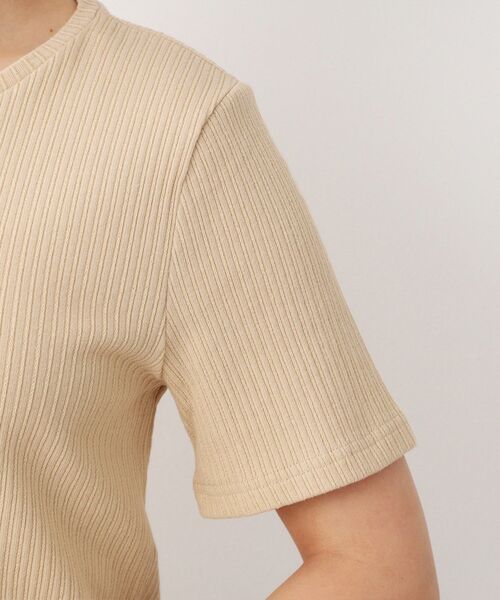 LAURA ASHLEY(ローラアシュレイ)の「【洗える/ストレッチ】アイレット ベーシックカットソー(Tシャツ/カットソー・レディース・オフホワイト/ブラック/ベージュ・38/40)」の20枚目の写真