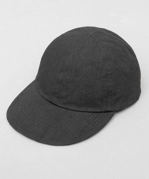 Basiquenti(ベーシックエンティ)の「ワッシャー加工 ミニリップ CORDURA綿ナイロン ソフトつば キャップ(キャップ・メンズ・ブラック/ネイビー/モカ・FREE)」の2枚目の写真