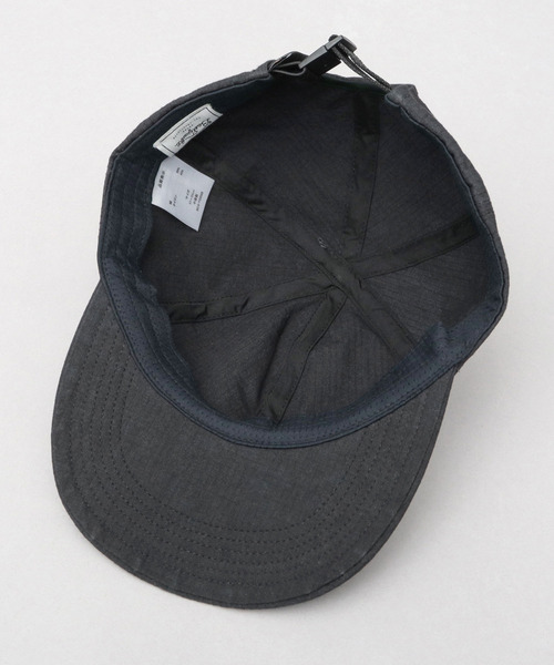Basiquenti(ベーシックエンティ)の「ワッシャー加工 ミニリップ CORDURA綿ナイロン ソフトつば キャップ(キャップ・メンズ・ブラック/ネイビー/モカ・FREE)」の4枚目の写真