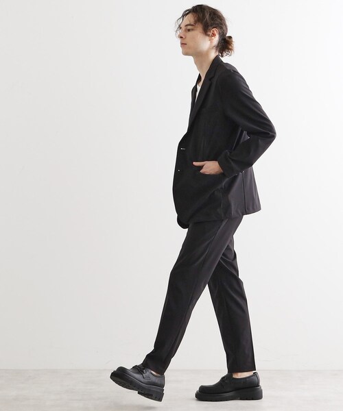 tk.TAKEO KIKUCHI（ティーケータケオキクチ）の「【洗える/吸水速乾】機能性ポリトロジャケット/セットアップ対応（テーラードジャケット・メンズ・ブルー/ブラウン系その他/ブラック・04/03/02）」の19枚目の写真