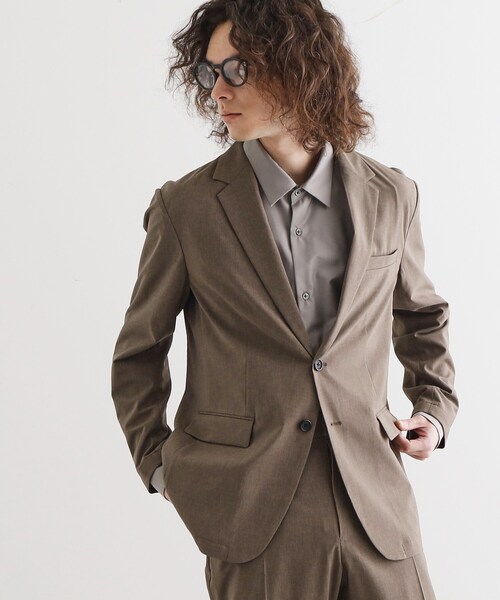 tk.TAKEO KIKUCHI（ティーケータケオキクチ）の「【洗える/吸水速乾】機能性ポリトロジャケット/セットアップ対応（テーラードジャケット・メンズ・ブルー/ブラウン系その他/ブラック・04/03/02）」の21枚目の写真