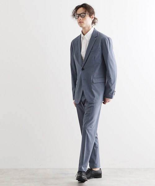 tk.TAKEO KIKUCHI（ティーケータケオキクチ）の「【洗える/吸水速乾】機能性ポリトロジャケット/セットアップ対応（テーラードジャケット・メンズ・ブルー/ブラウン系その他/ブラック・04/03/02）」の15枚目の写真