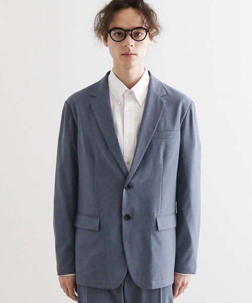 tk.TAKEO KIKUCHI（ティーケータケオキクチ）の「【洗える/吸水速乾】機能性ポリトロジャケット/セットアップ対応（テーラードジャケット・メンズ・ブルー/ブラウン系その他/ブラック・04/03/02）」の17枚目の写真