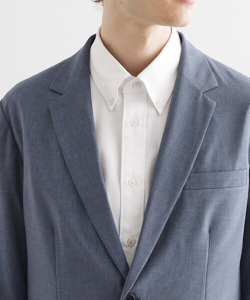 tk.TAKEO KIKUCHI（ティーケータケオキクチ）の「【洗える/吸水速乾】機能性ポリトロジャケット/セットアップ対応（テーラードジャケット・メンズ・ブルー/ブラウン系その他/ブラック・04/03/02）」の8枚目の写真