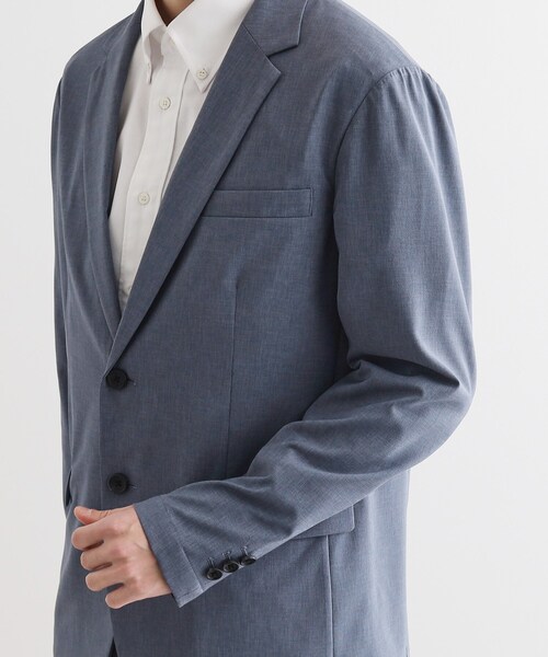 tk.TAKEO KIKUCHI（ティーケータケオキクチ）の「【洗える/吸水速乾】機能性ポリトロジャケット/セットアップ対応（テーラードジャケット・メンズ・ブルー/ブラウン系その他/ブラック・04/03/02）」の9枚目の写真