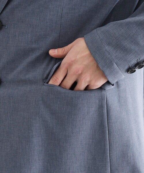 tk.TAKEO KIKUCHI（ティーケータケオキクチ）の「【洗える/吸水速乾】機能性ポリトロジャケット/セットアップ対応（テーラードジャケット・メンズ・ブルー/ブラウン系その他/ブラック・04/03/02）」の11枚目の写真