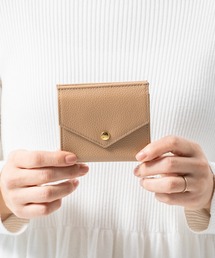 MURA（ムラ）の「ゴートシュリンクレザー スキミング防止 スナップボタン 二つ折り財布（財布）」