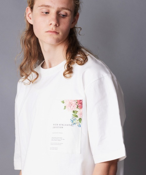 rehacer(レアセル)の「rehacer : Sunlight Relax Fit Pocket T-shirt / サンライト リラックスフィット ポケットTシャツ(Tシャツ/カットソー・メンズ・ブラック/ホワイト・SMALL/MEDIUM/LARGE/X-LARGE)」の6枚目の写真