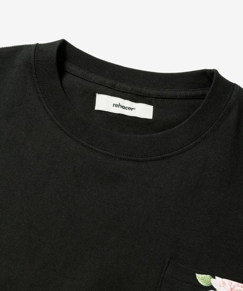 rehacer(レアセル)の「rehacer : Sunlight Relax Fit Pocket T-shirt / サンライト リラックスフィット ポケットTシャツ(Tシャツ/カットソー・メンズ・ブラック/ホワイト・SMALL/MEDIUM/LARGE/X-LARGE)」の12枚目の写真