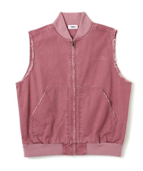 ベスト ジレ atmos pink Vintage Finish Vest / アトモス ピンク ヴィンテージ フィニッシュ ベスト レディース セール】atmos pink Vintage Finish Vest / アトモス ピンク