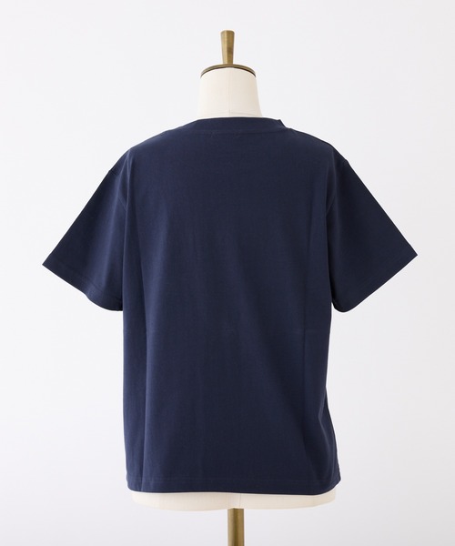 Seemi. byNICECLAUP（ シーミーバイナイスクラップ）の「【Seemi.】サスティナブルロゴTシャツ（Tシャツ/カットソー・レディース・ネイビー/ホワイト/ピンク/レッド・FREE）」の7枚目の写真