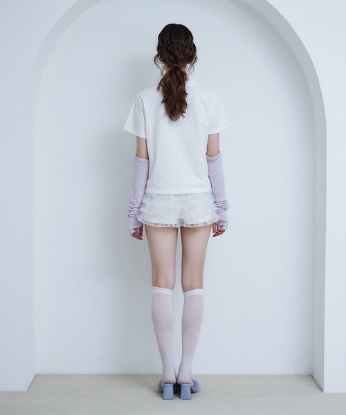 Seemi. byNICECLAUP（ シーミーバイナイスクラップ）の「【Seemi.】サスティナブルロゴTシャツ（Tシャツ/カットソー・レディース・ネイビー/ホワイト/ピンク/レッド・FREE）」の15枚目の写真