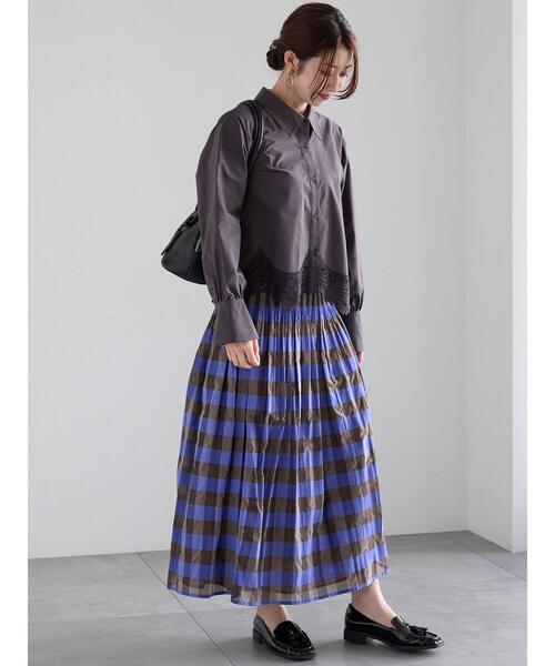 Te chichi（テチチ）の「レースクロップドブラウス（シャツ/ブラウス・レディース・ブラック/オフホワイト・F）」の20枚目の写真