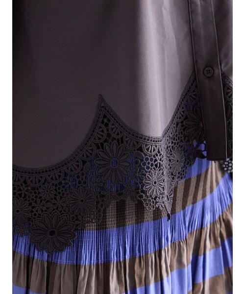 Te chichi（テチチ）の「レースクロップドブラウス（シャツ/ブラウス・レディース・ブラック/オフホワイト・F）」の14枚目の写真