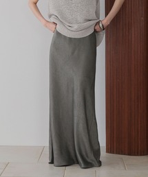 LOWRYS FARM | ストレッチサテンスカート　 290120(スカート)