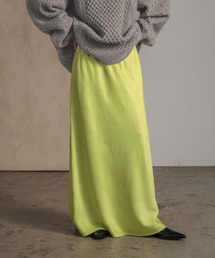 LOWRYS FARM | ストレッチサテンスカート　 290120(スカート)