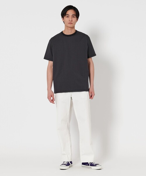 フィーニー　パイルボーダーTシャツ　ユナイテッドアローズ ボーダー ニット Tシャツ