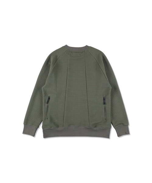 WIND AND SEA(ウィンダンシー)の「WDS-ES WDS_TEX Dimensional Crewneck Sweatshirt(スウェット・メンズ・オリーブドラブ/グレー/アイボリー/ブラック・XL/S/M/L)」の8枚目の写真