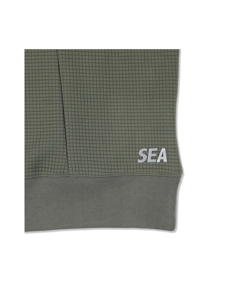 WIND AND SEA(ウィンダンシー)の「WDS-ES WDS_TEX Dimensional Crewneck Sweatshirt(スウェット・メンズ・オリーブドラブ/グレー/アイボリー/ブラック・XL/S/M/L)」の6枚目の写真
