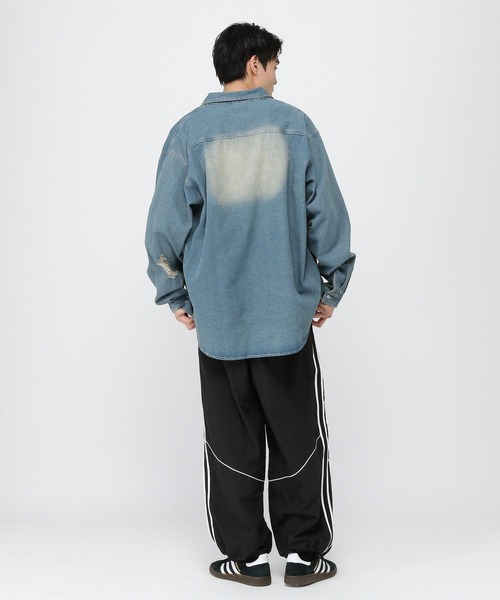 3.3 Field Trip （3.3フィールドトリップ）の「3.3 Field Trip／サイドプリントパンツ（その他パンツ・メンズ・ブラック・LARGE/MEDIUM）」の4枚目の写真