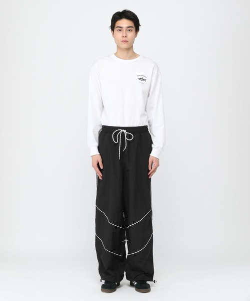 3.3 Field Trip （3.3フィールドトリップ）の「3.3 Field Trip／サイドプリントパンツ（その他パンツ・メンズ・ブラック・LARGE/MEDIUM）」の5枚目の写真