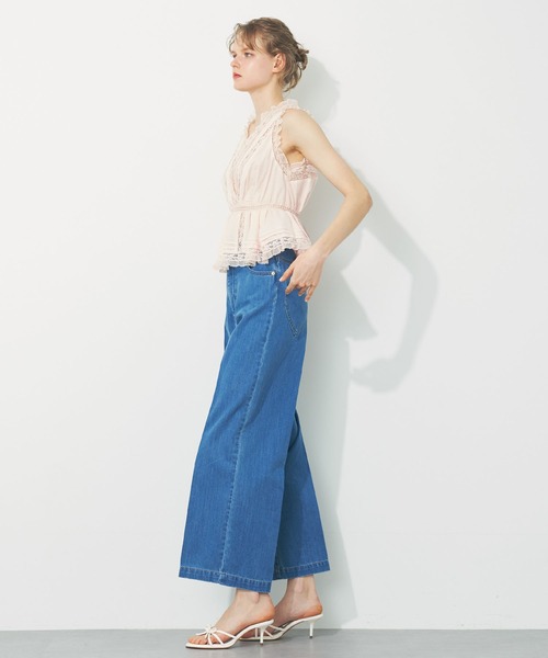 DEICY mecouture 完売人気 ヴィクトリアレースブラウス レースMIXヴィクトリアンブラウス（シャツ/ブラウス）｜ME