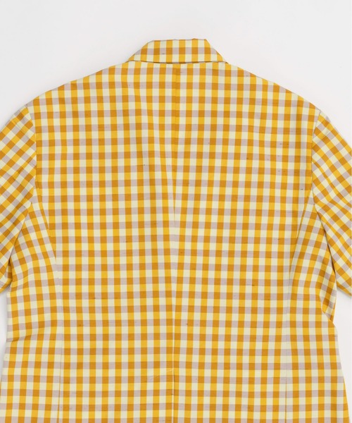 MAISON SPECIAL(メゾンスペシャル)の「Color Plaid Half Sleeve Jacket/カラーチェックハーフスリーブジャケット(テーラードジャケット・レディース・イエロー/ピンク・FREE)」の18枚目の写真
