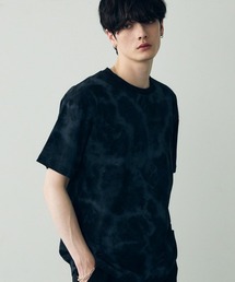 Marble pattern oversize s/s t-shirt / マーブルパターンオーバーサイズTシャツ